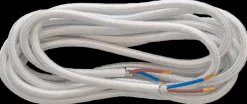 Stofledning 5 m - hvid
