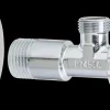 Stopventil 1/2" x 3/8" med roset