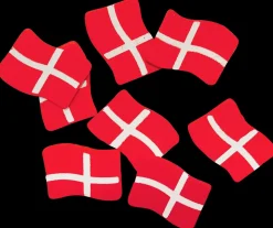 Strøflag i træ 45-pak