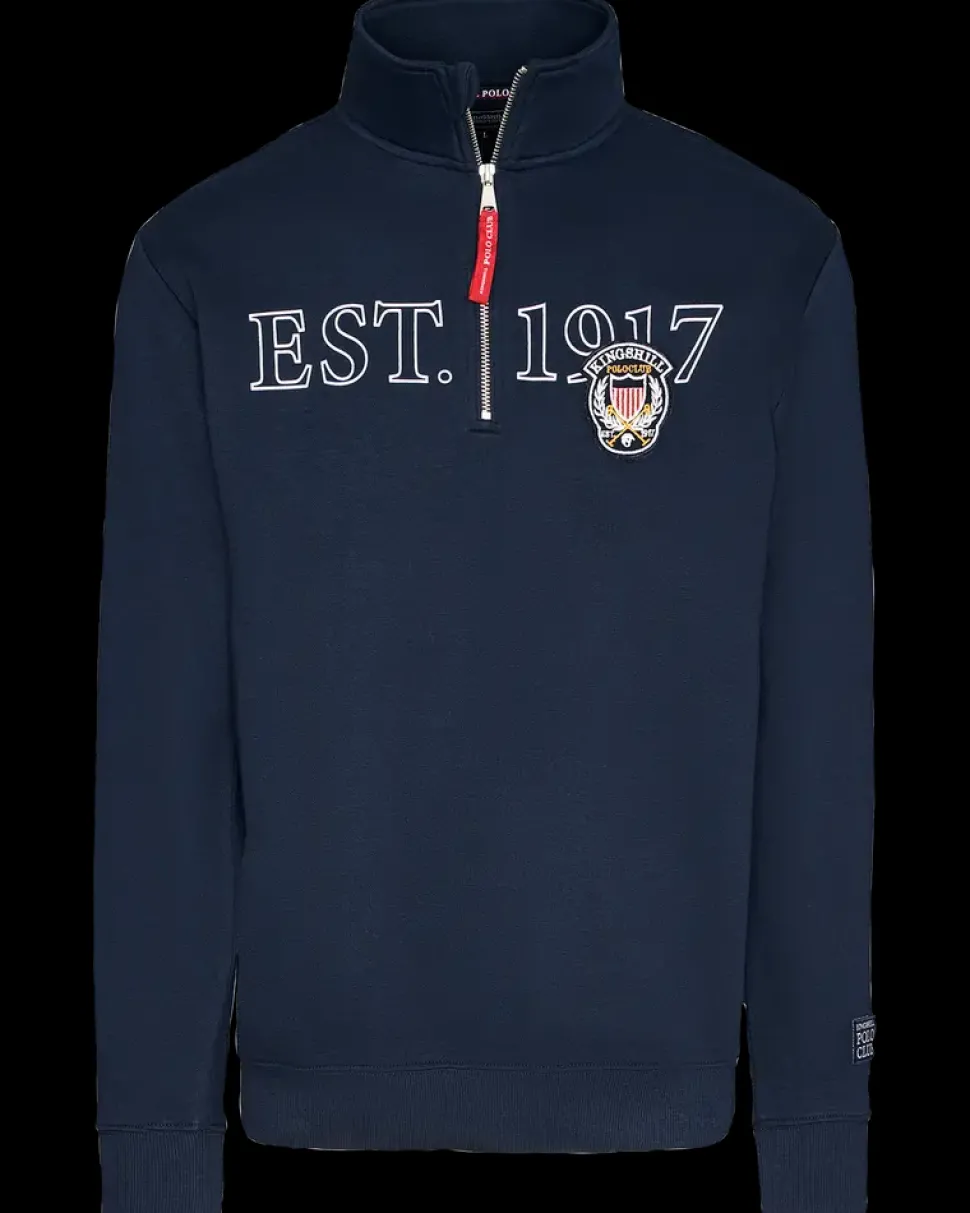 Sweatshirt Half-zip Navy