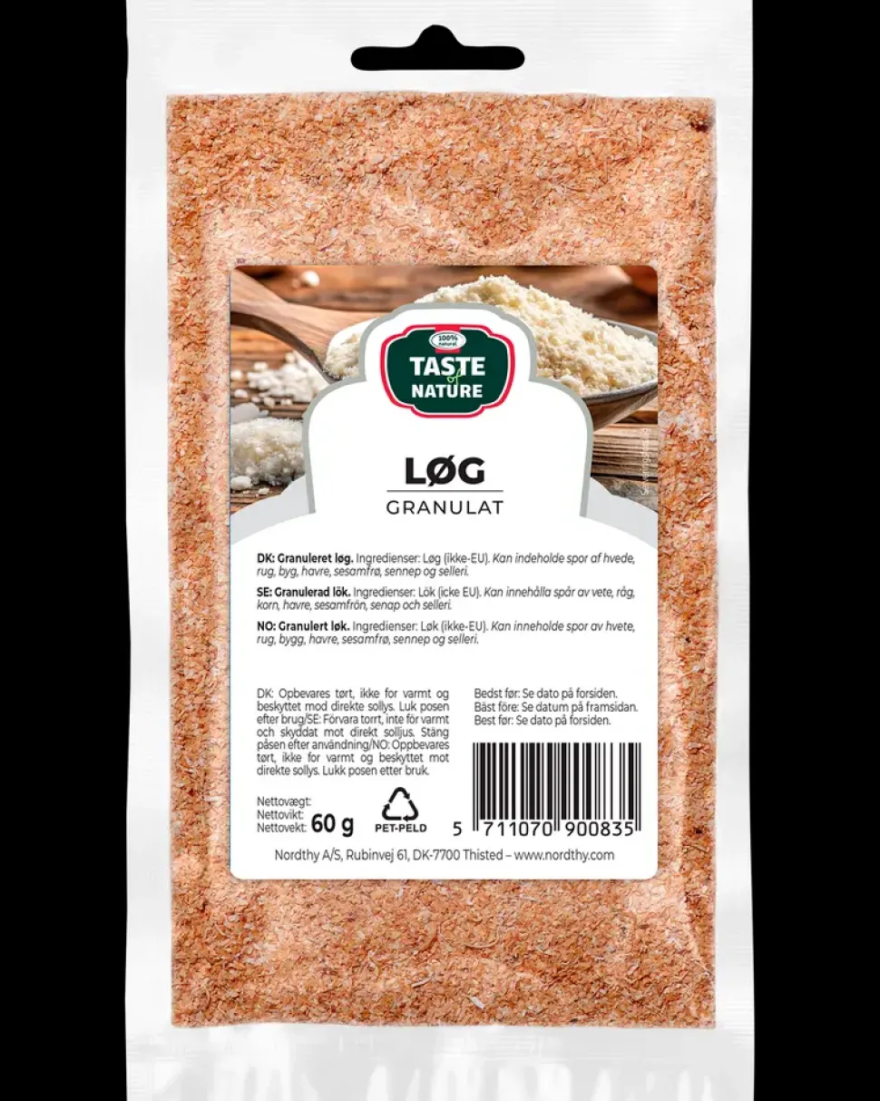 Taste of Nature – Løg Granulat 60 g