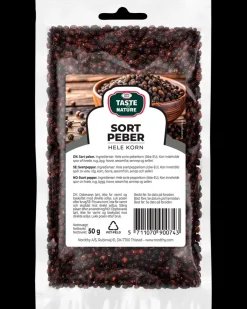 Taste of Nature – Sort Peber Hele Korn 50 g