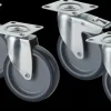 Tente Hjul drejeligt 100 mm 4-pak