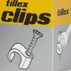 Tillex Skrueclips 8-12 mm - hvid