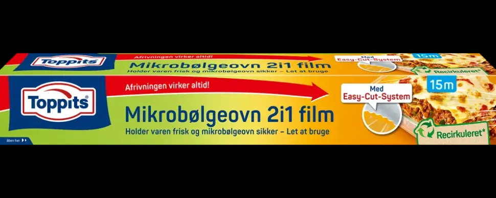 Toppits madfilm 2-i-1 til mikroovn