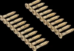 Træskrue messing 3 x 16 mm 20-pak