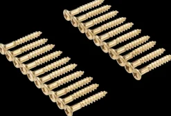 Træskrue messing 3 x 20 mm 20-pak