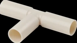 T-stykke 16 mm - hvid