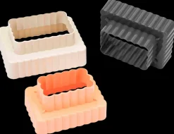 Udstiksform firkant 3-pak - assorterede farver