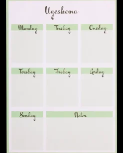Ugeplan A4