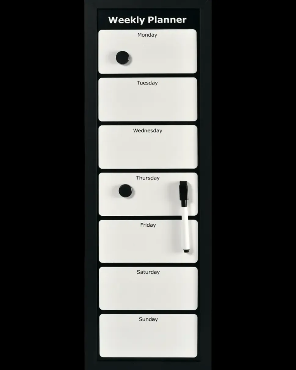 Ugeplanstavle Whiteboard 60 x 20 cm