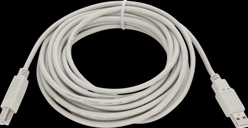 VANDENBERG USB 2.0 AB kabel 5 meter