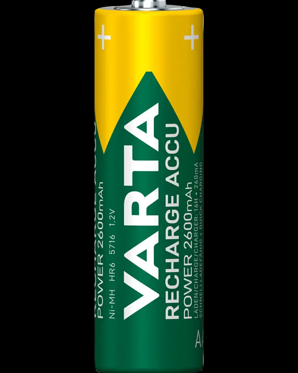 VARTA Genopladelig batteri - AA 2600mAh 4-pak