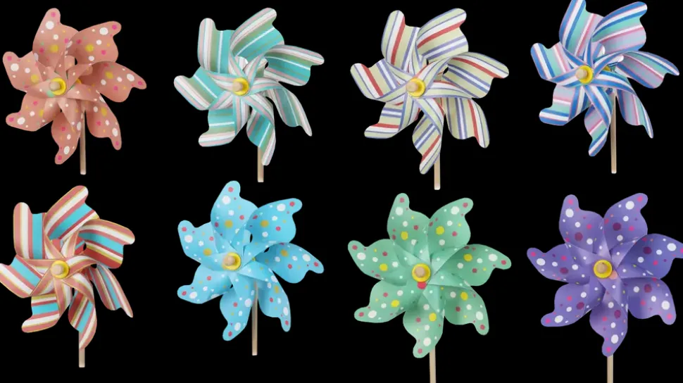 Vindmølleblomst - 55 cm