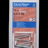 Vinkelkrog Ø3,2 x 40 mm 10-pak