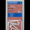 Vinkelskrue hvid Ø4 x 40 mm 6-pak