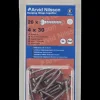 VVS-skrue A2 4 x 30 mm 20-pak