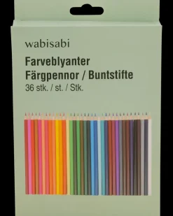 Wabisabi Farveblyanter - 36 stk