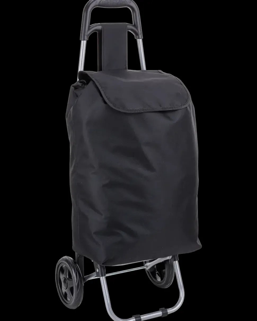 We Care Health Indkøbstrolley 2 hjul sort